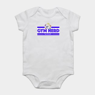 Gym Nerd (blue) Baby Bodysuit